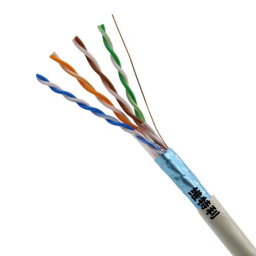 广东维特利CAT5e超五类FTP单屏蔽网络线 高性能通信的可靠之选